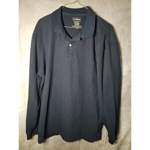 L.L. Bean Long Sleeve Polo Mens XL Tall Lot Of 2